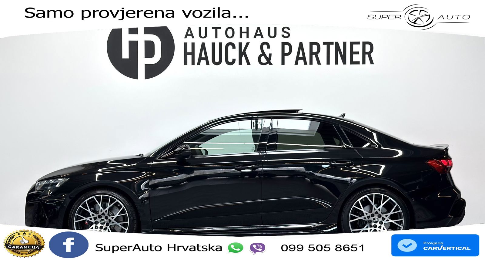 Audi RS3 Sedan 2.5 TFSI (400 KS) quattro S tronic LED+GR SJED+ACC