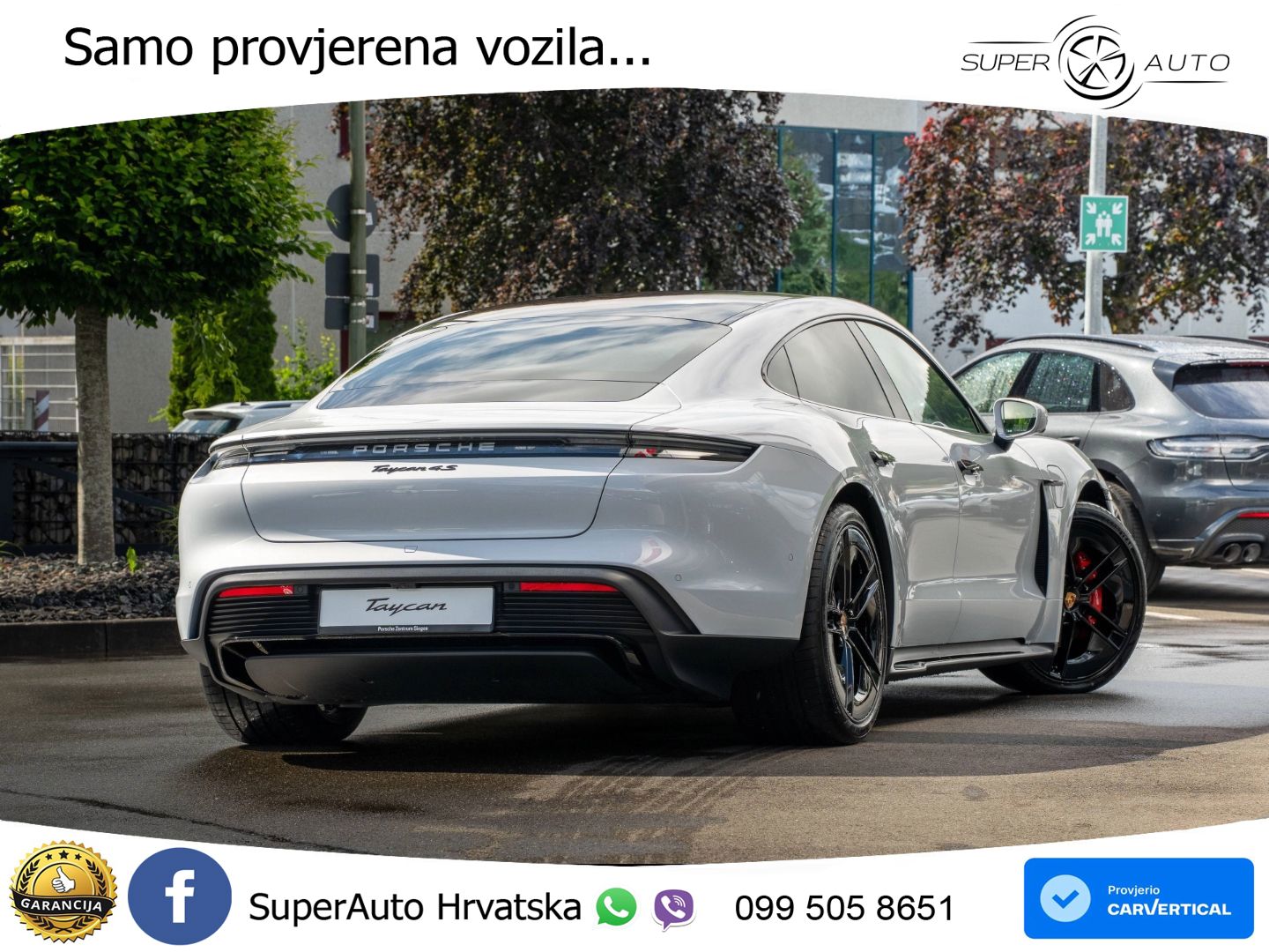 Porsche Taycan 4S 105 kWh (598 KS)