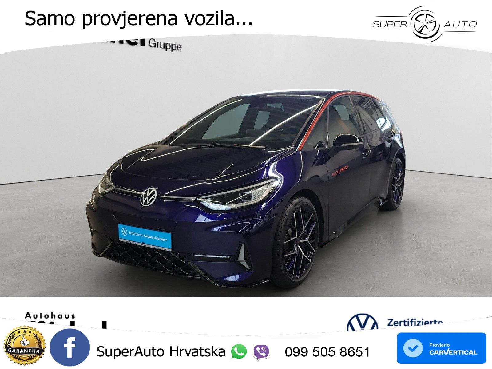 Volkswagen ID.3 GTX 84 kWh (286 KS)