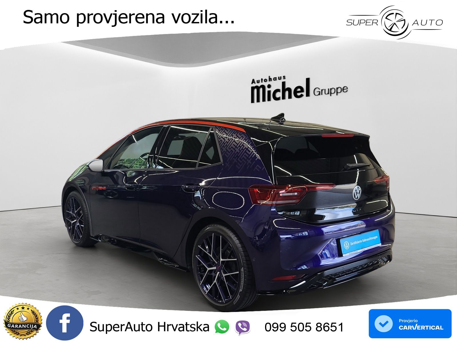 Volkswagen ID.3 GTX 84 kWh (286 KS)