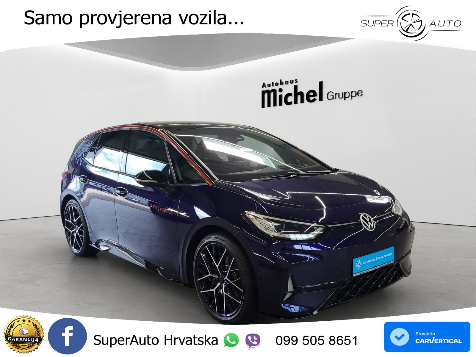 Volkswagen ID.3 GTX 84 kWh (286 KS)