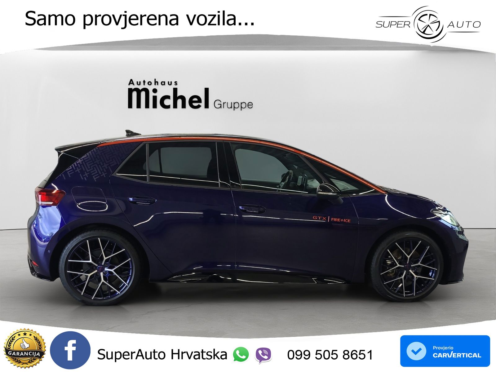 Volkswagen ID.3 GTX 84 kWh (286 KS)