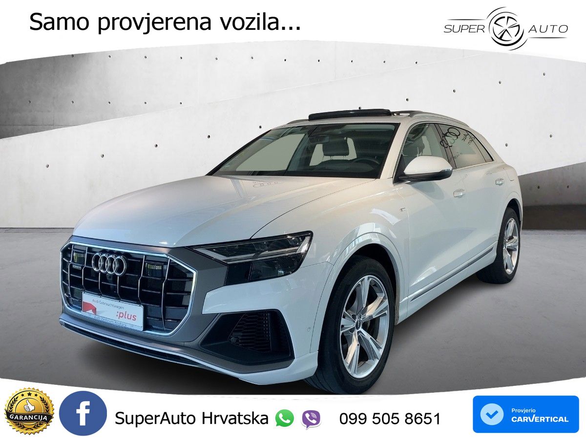 Audi Q8 55 TFSIe V6 (381 KS) quattro tiptronic S line LED+GR SJED+ACC