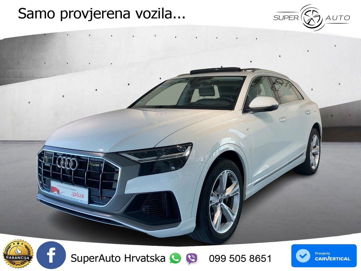 Audi Q8 55 TFSIe V6 (381 KS) quattro tiptronic S line LED+GR SJED+ACC