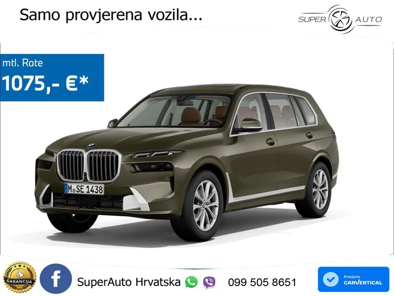 BMW X7 40d (352 KS) xDrive Steptronic M Sport LED+GR SJED+ACC