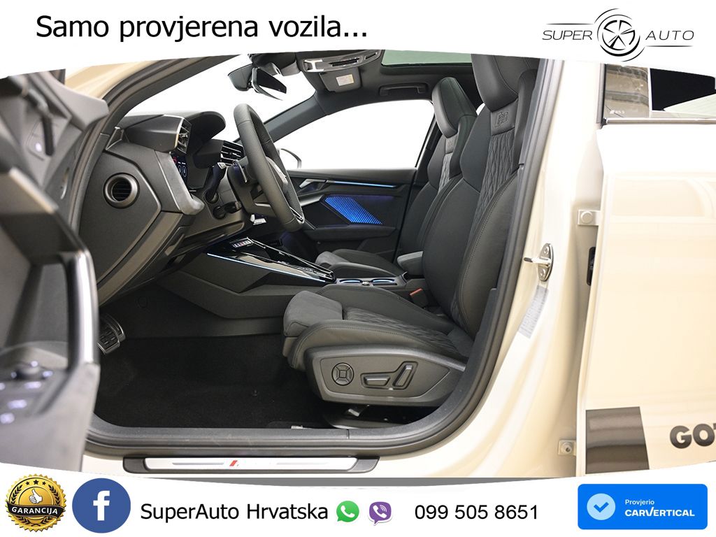 Audi RS3 Sedan 2.5 TFSI (400 KS) quattro S tronic LED+GR SJED+ACC