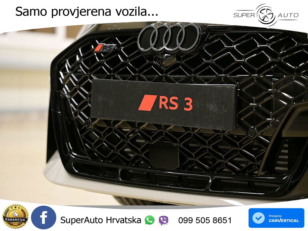 Audi RS3 Sedan 2.5 TFSI (400 KS) quattro S tronic LED+GR SJED+ACC