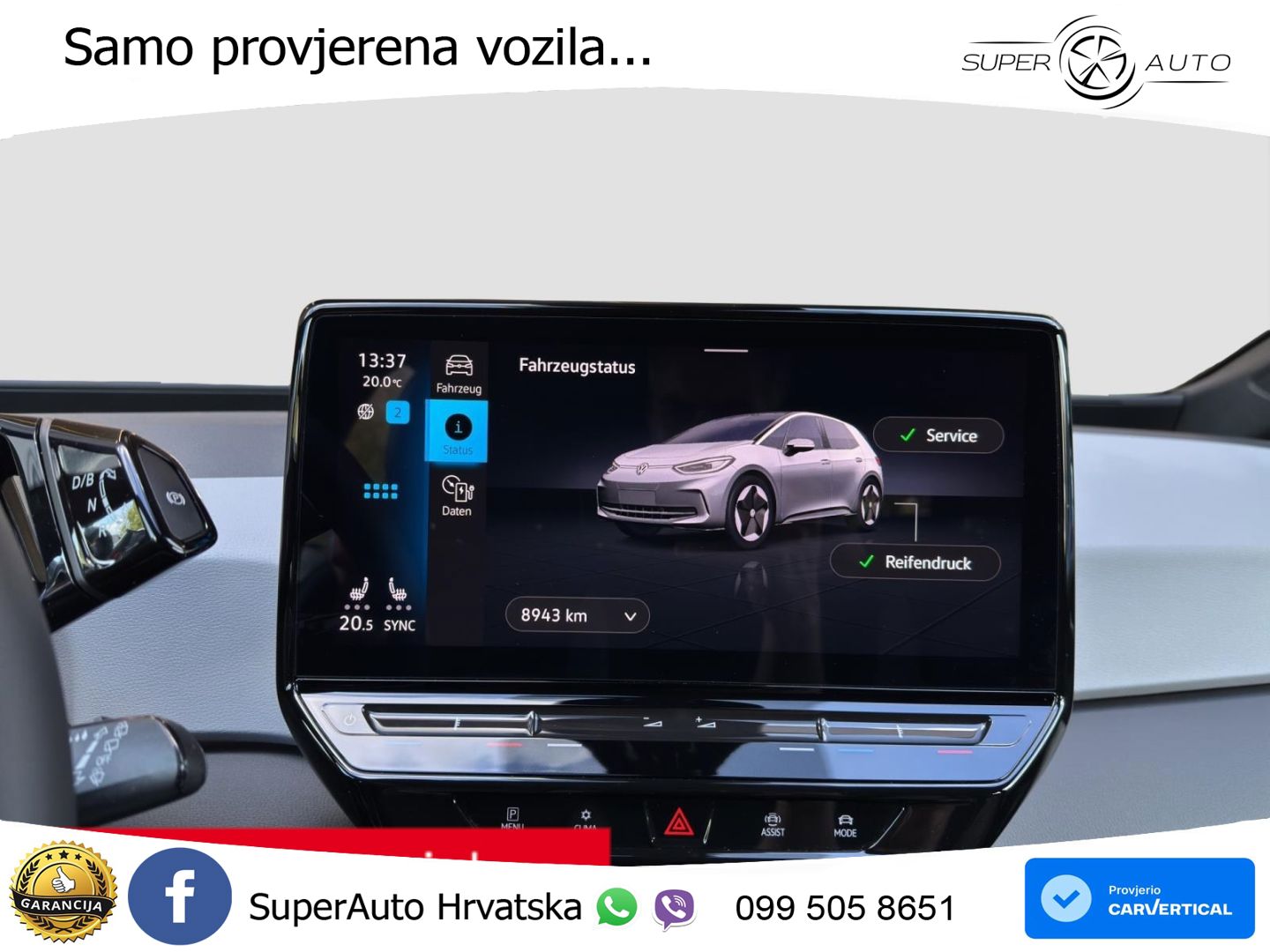 Volkswagen ID.3 Pro 62 kWh (204 KS) LED+GR SJED+ACC