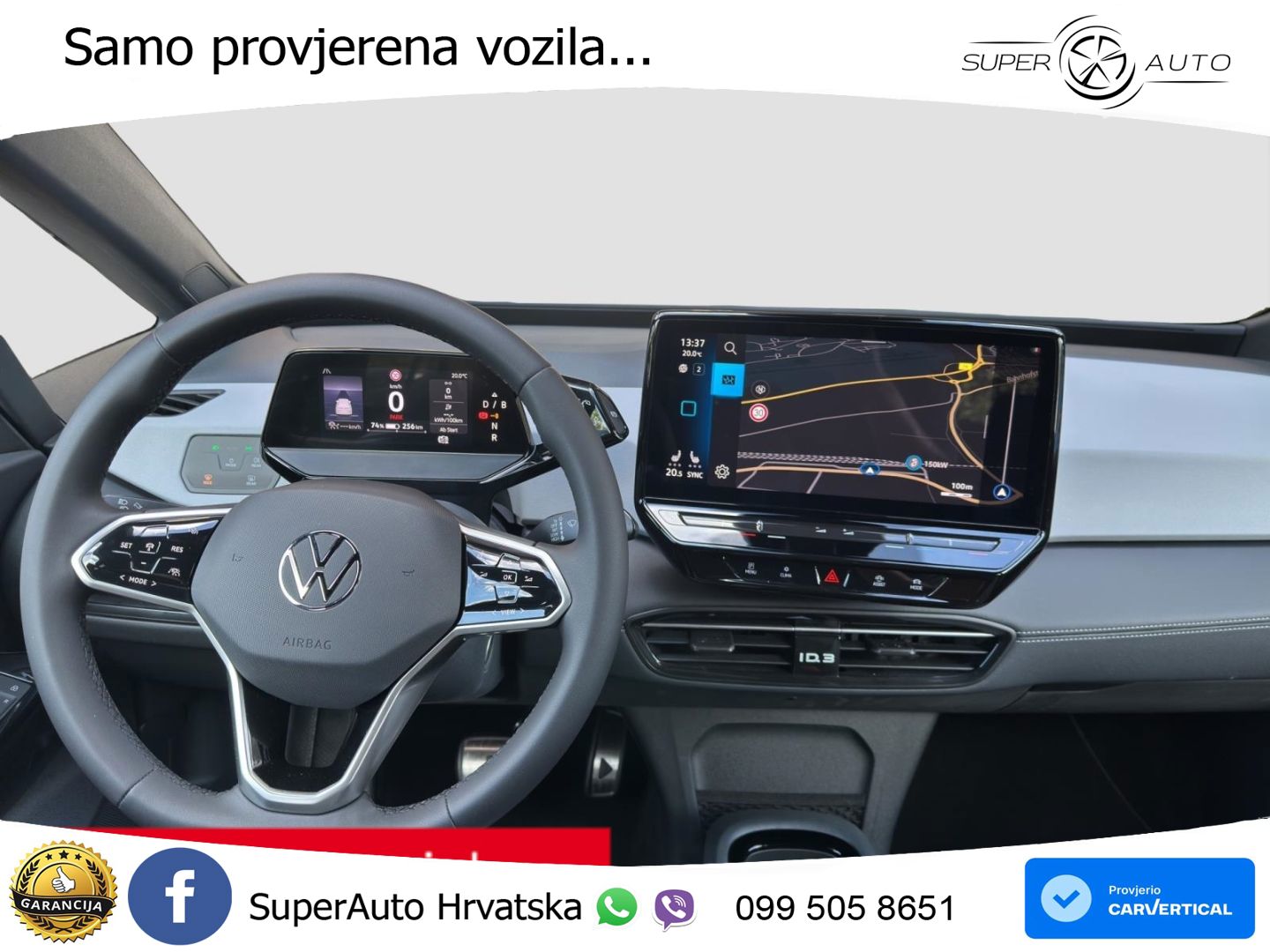 Volkswagen ID.3 Pro 62 kWh (204 KS) LED+GR SJED+ACC