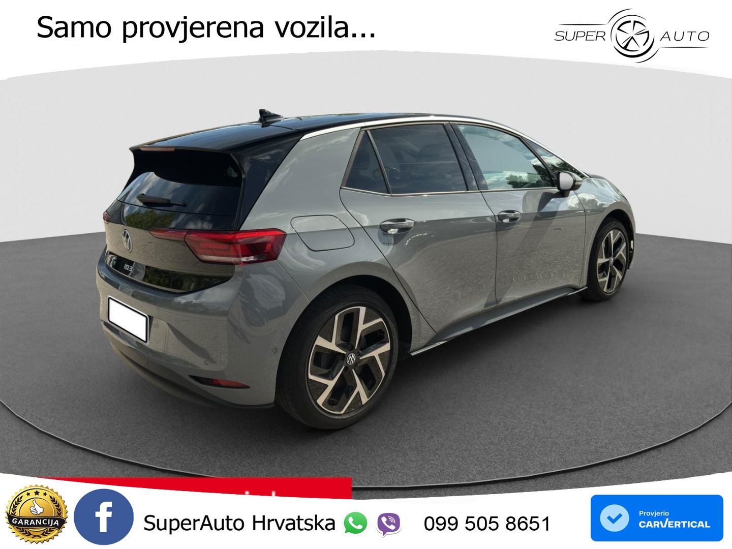 Volkswagen ID.3 Pro 62 kWh (204 KS) LED+GR SJED+ACC