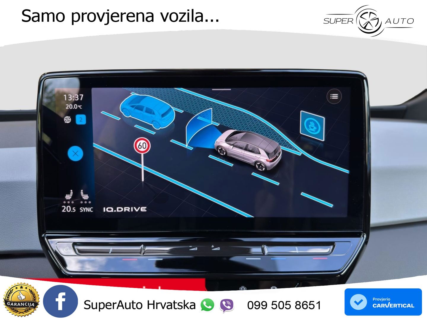 Volkswagen ID.3 Pro 62 kWh (204 KS) LED+GR SJED+ACC