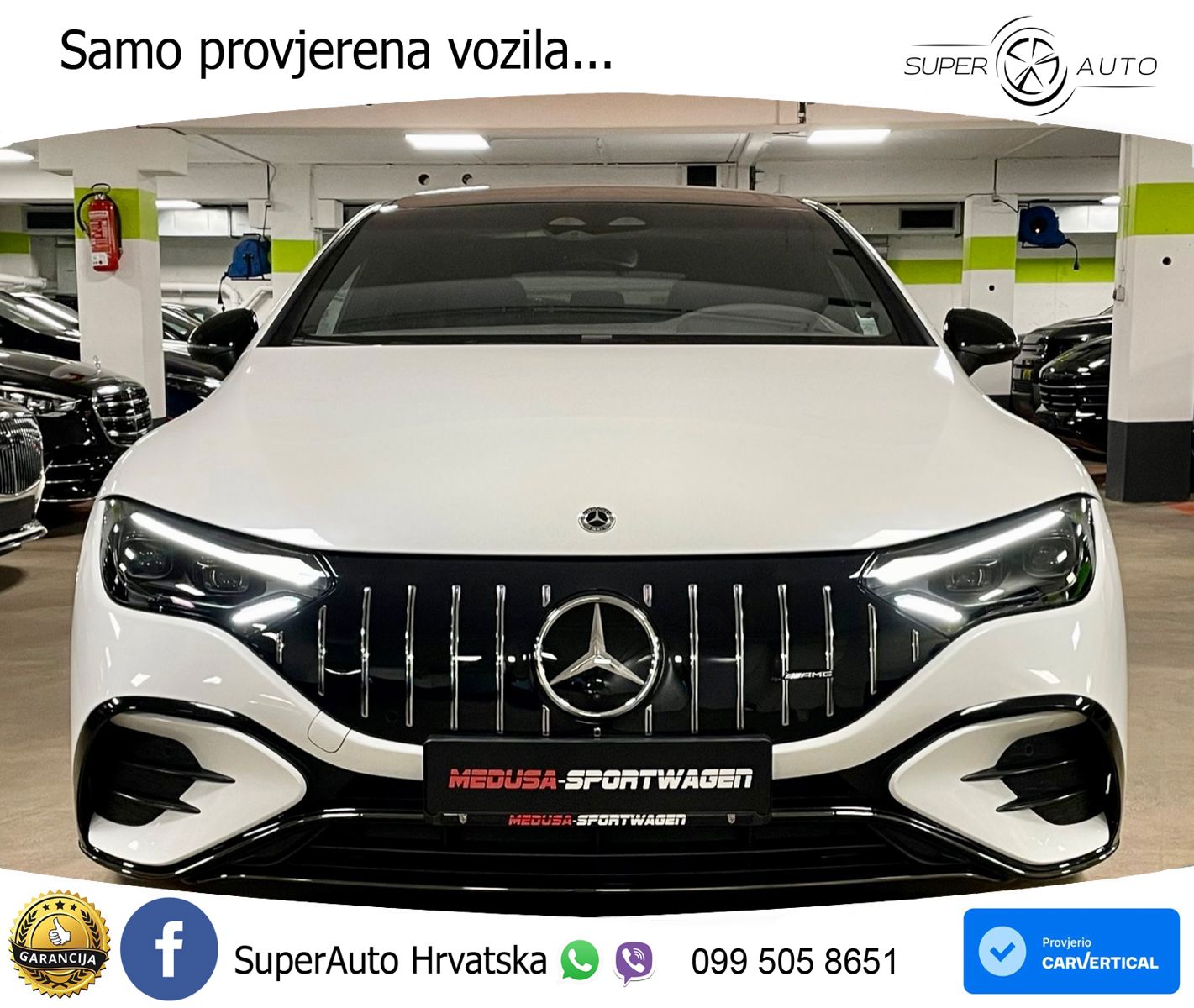 Mercedes EQE AMG 43 100 kWh (476 KS) 4MATIC LED+GR SJED+ACC
