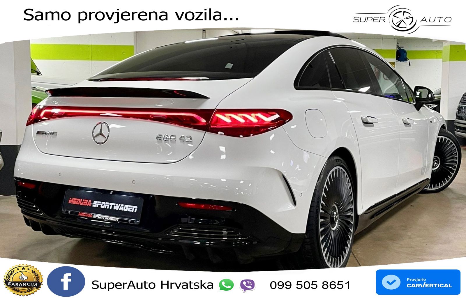 Mercedes EQE AMG 43 100 kWh (476 KS) 4MATIC LED+GR SJED+ACC