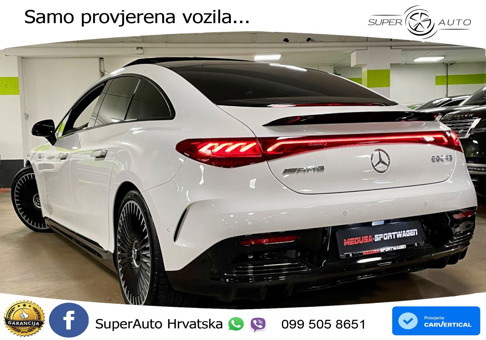 Mercedes EQE AMG 43 100 kWh (476 KS) 4MATIC LED+GR SJED+ACC