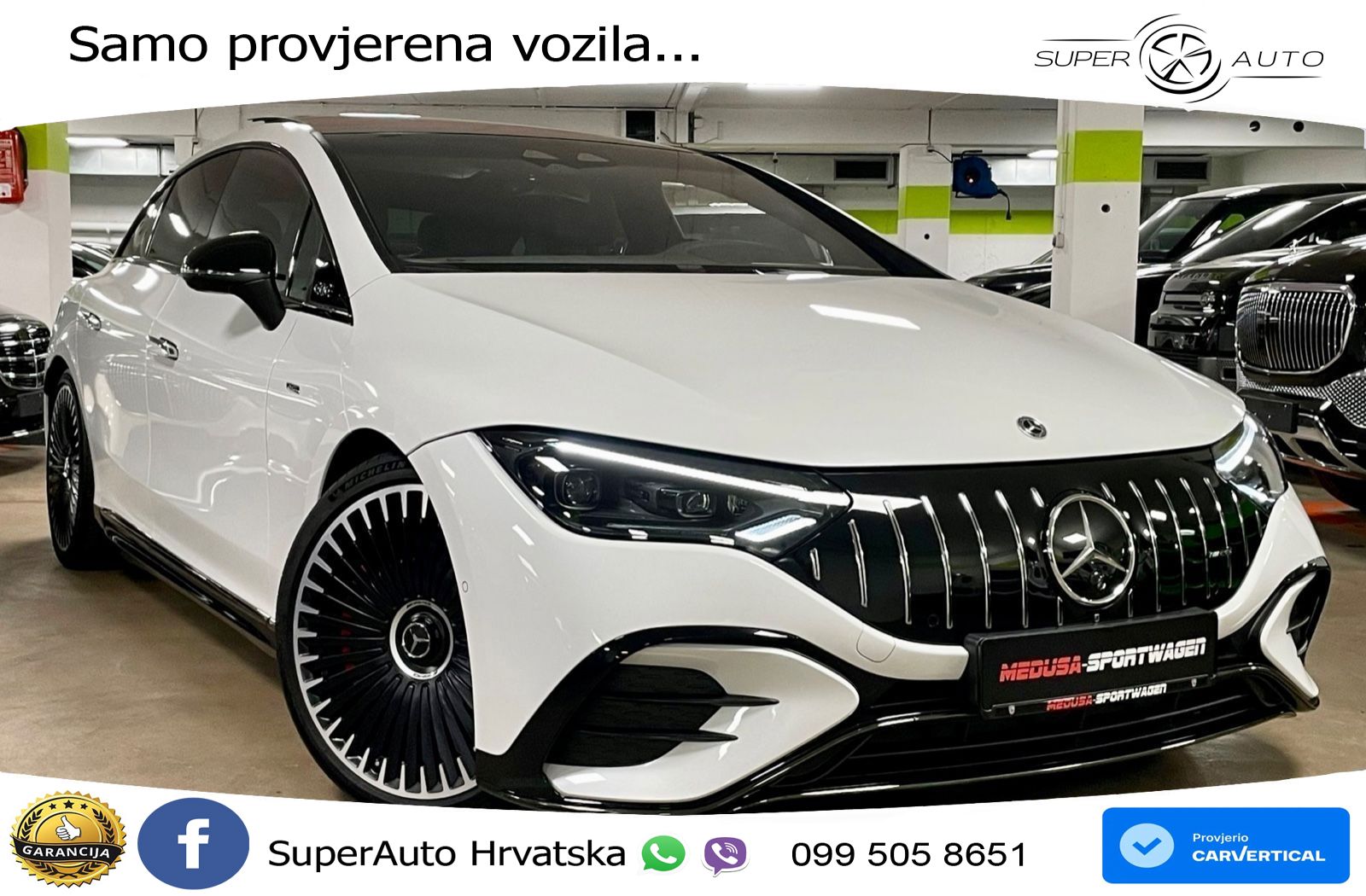 Mercedes EQE AMG 43 100 kWh (476 KS) 4MATIC LED+GR SJED+ACC