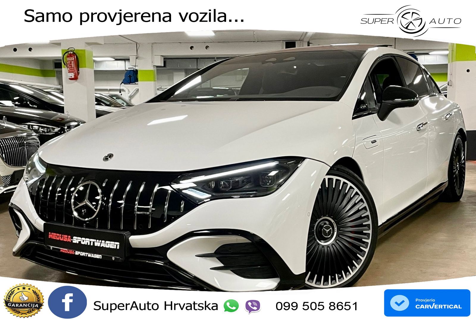 Mercedes EQE AMG 43 100 kWh (476 KS) 4MATIC LED+GR SJED+ACC