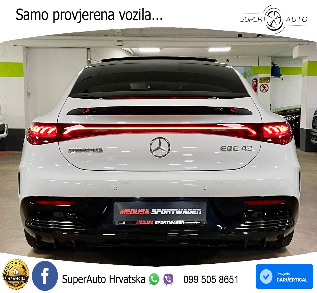 Mercedes EQE AMG 43 100 kWh (476 KS) 4MATIC LED+GR SJED+ACC