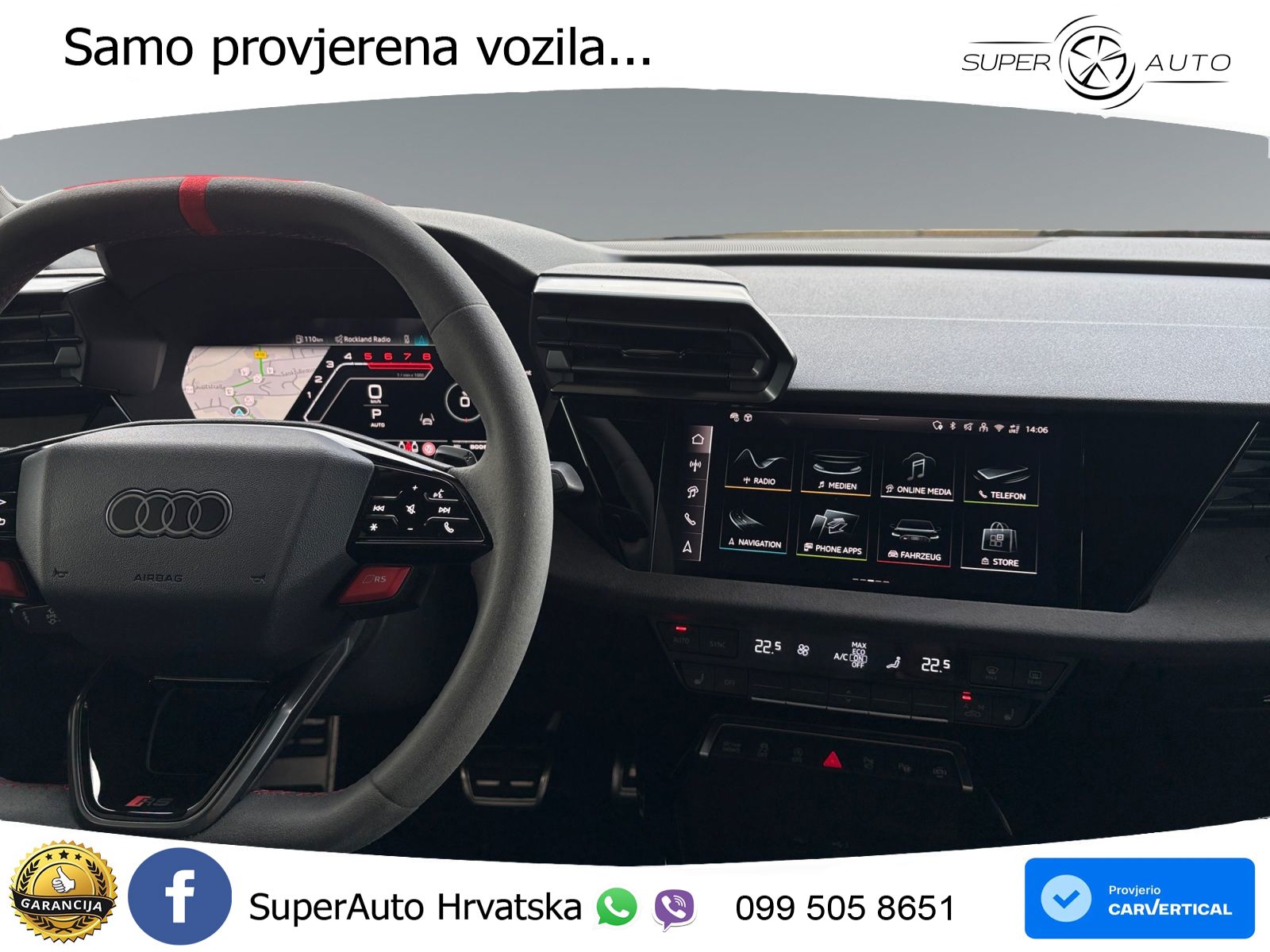 Audi RS3 Sedan 2.5 TFSI (400 KS) quattro S tronic LED+GR SJED+ACC