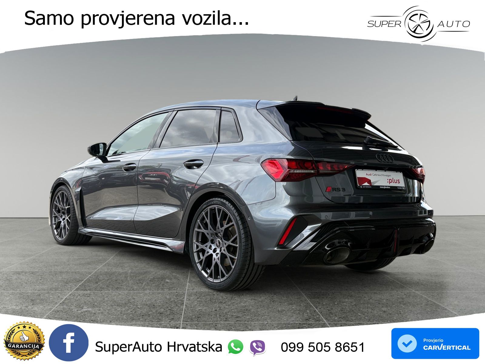 Audi RS3 Sedan 2.5 TFSI (400 KS) quattro S tronic LED+GR SJED+ACC