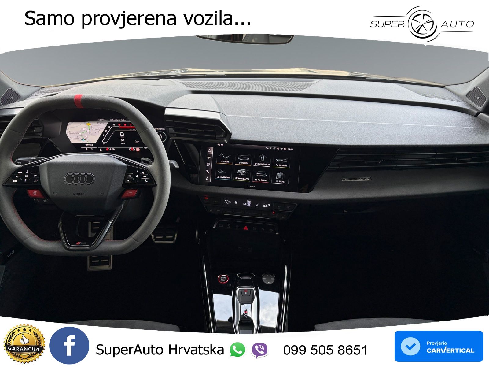Audi RS3 Sedan 2.5 TFSI (400 KS) quattro S tronic LED+GR SJED+ACC