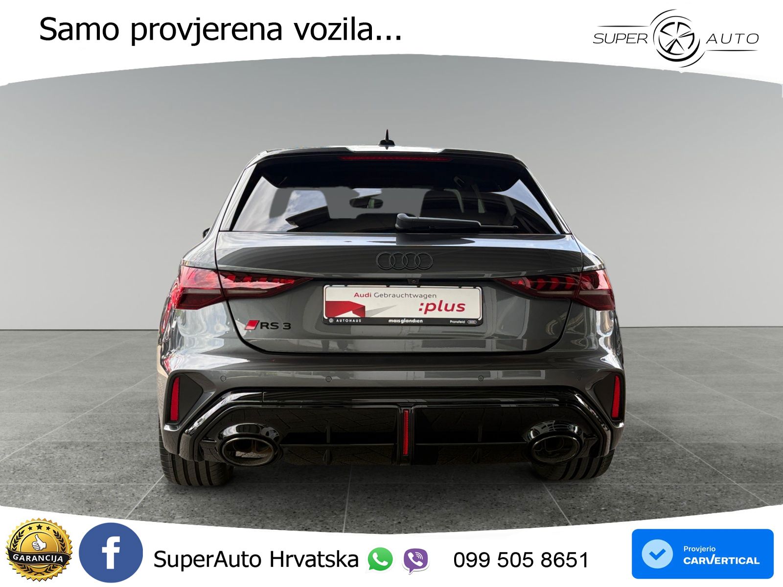 Audi RS3 Sedan 2.5 TFSI (400 KS) quattro S tronic LED+GR SJED+ACC