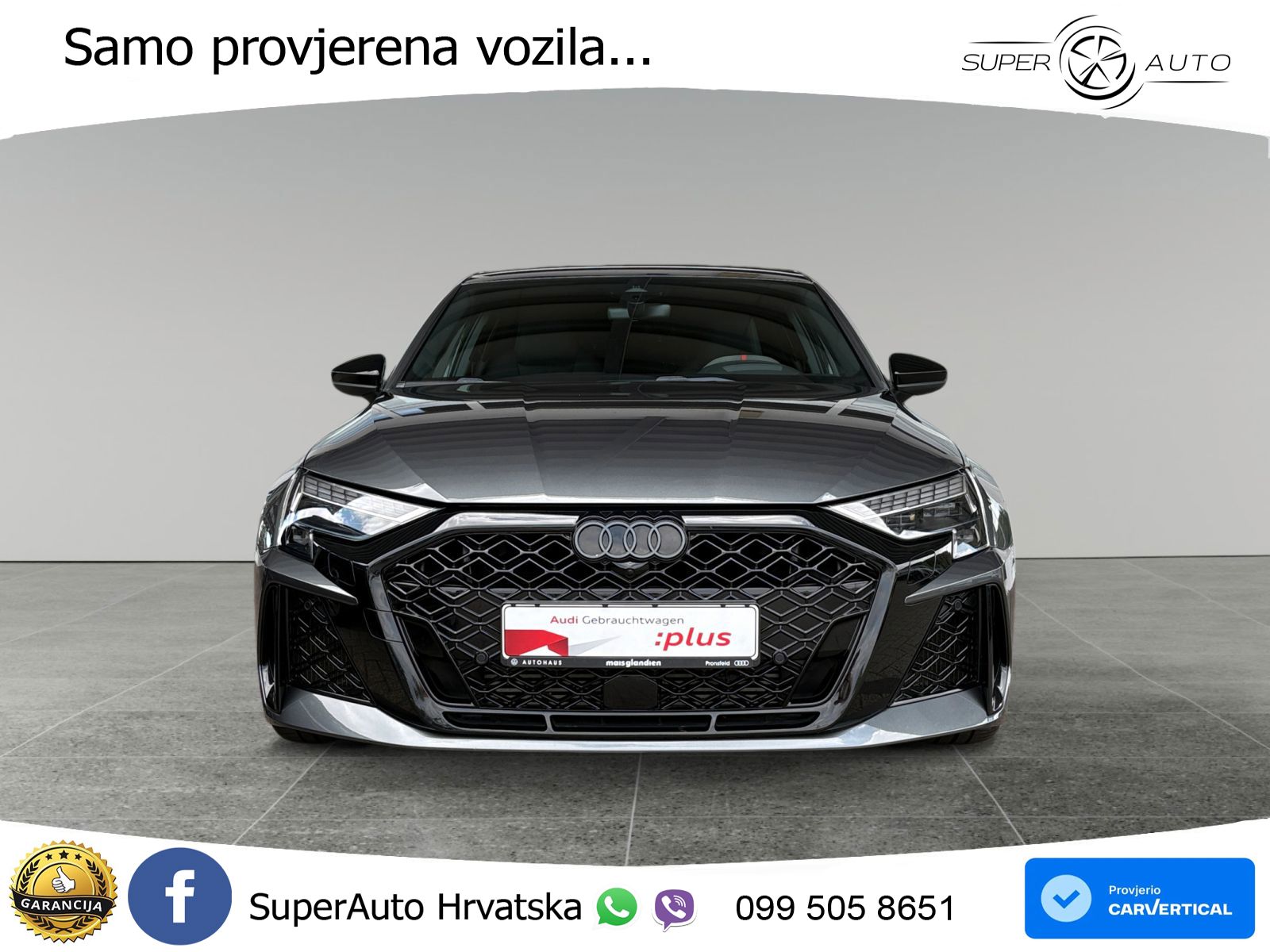 Audi RS3 Sedan 2.5 TFSI (400 KS) quattro S tronic LED+GR SJED+ACC