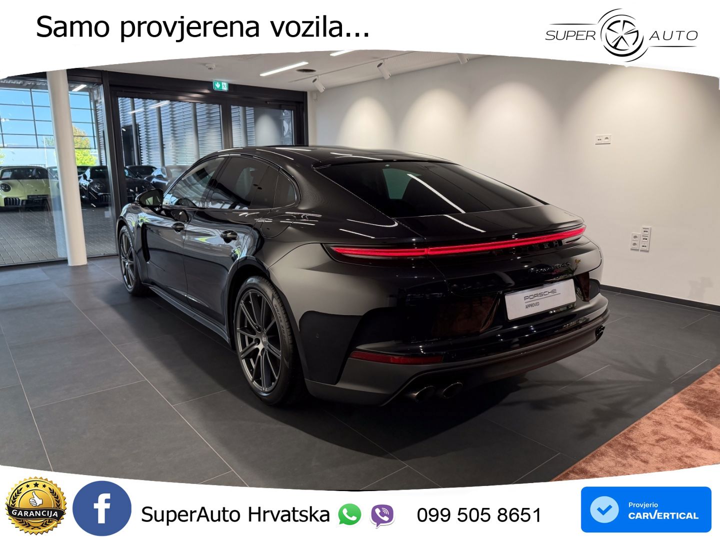 Porsche Panamera 4S 2.9 V6 (544 KS) E-Hybrid PDK ZRAČNI+ACC+GR SJED+KAM+PANO