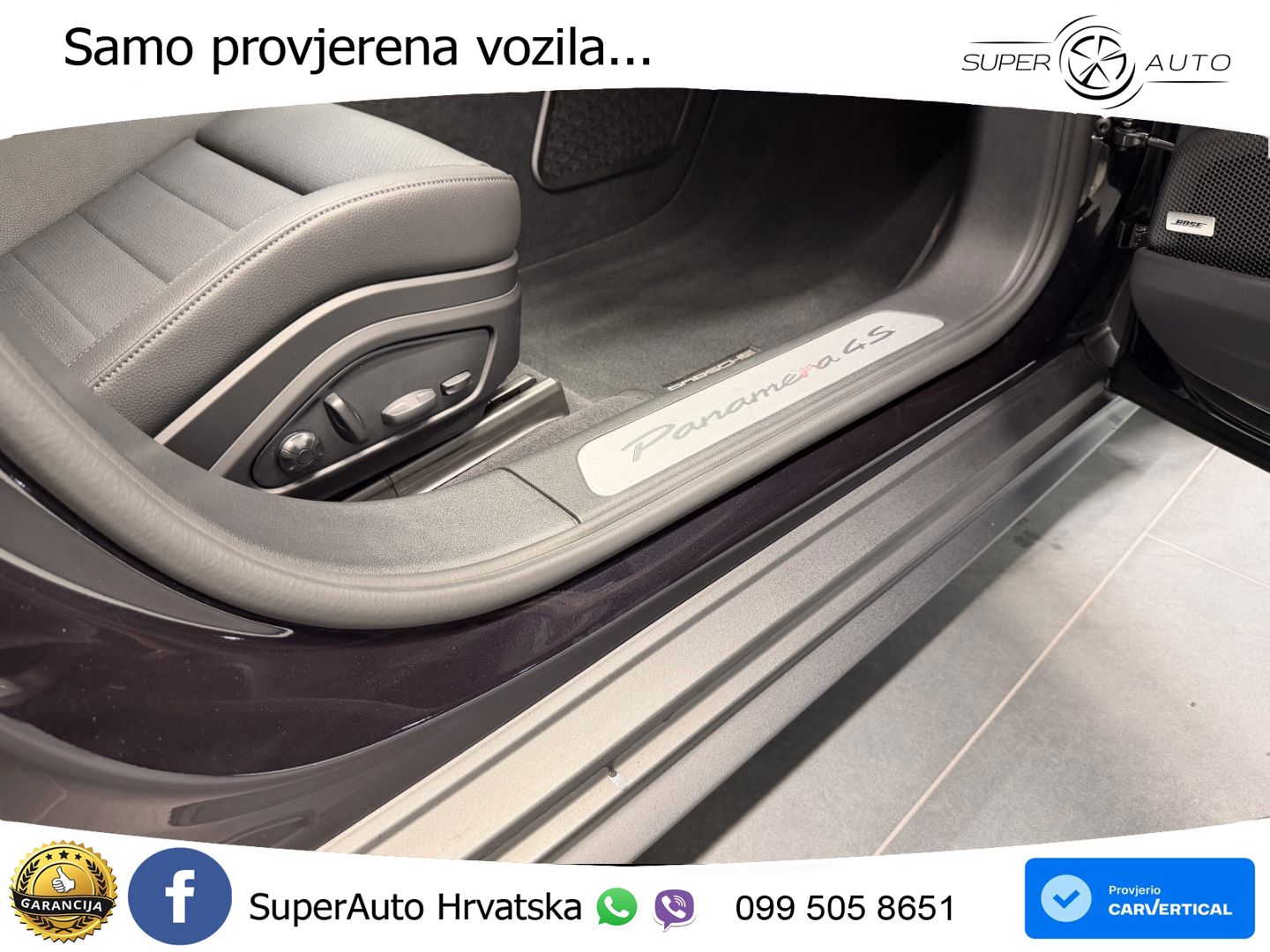 Porsche Panamera 4S 2.9 V6 (544 KS) E-Hybrid PDK ZRAČNI+ACC+GR SJED+KAM+PANO