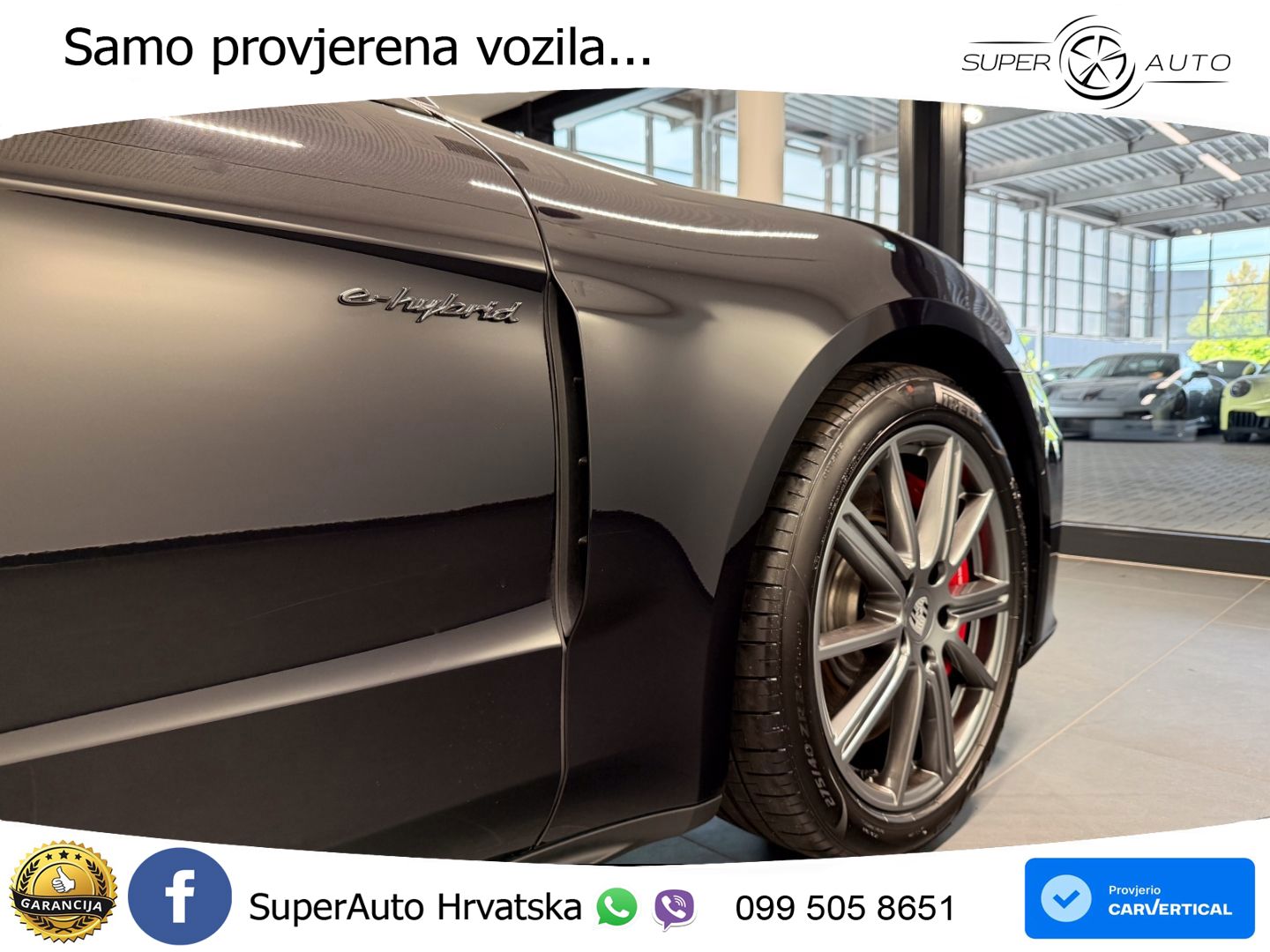 Porsche Panamera 4S 2.9 V6 (544 KS) E-Hybrid PDK ZRAČNI+ACC+GR SJED+KAM+PANO