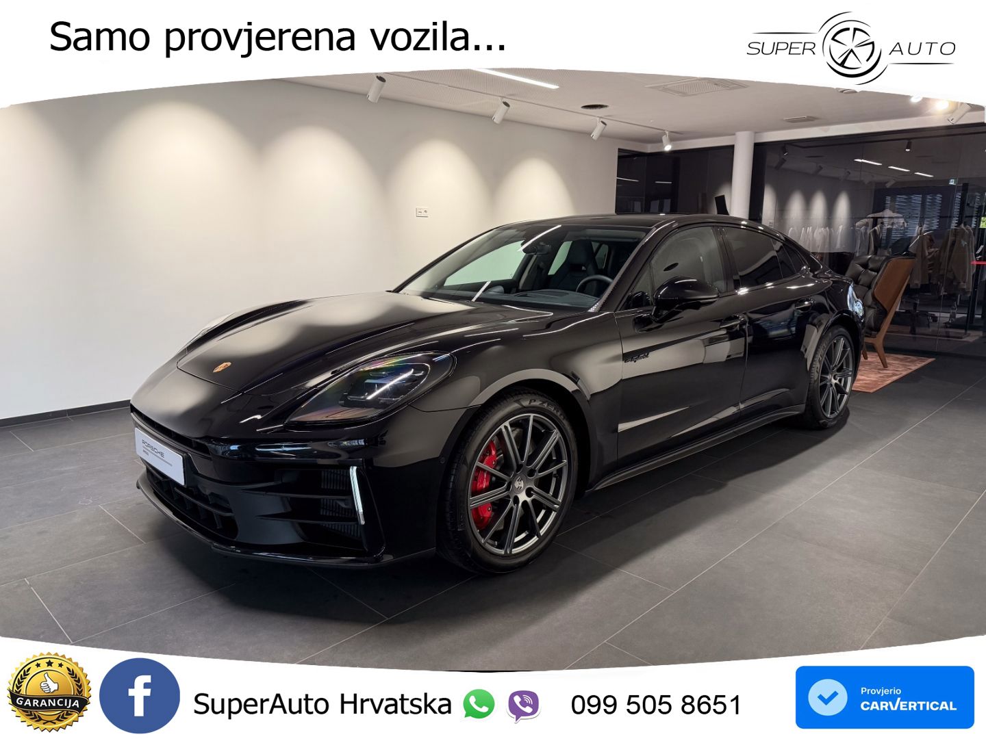 Porsche Panamera 4S 2.9 V6 (544 KS) E-Hybrid PDK ZRAČNI+ACC+GR SJED+KAM+PANO