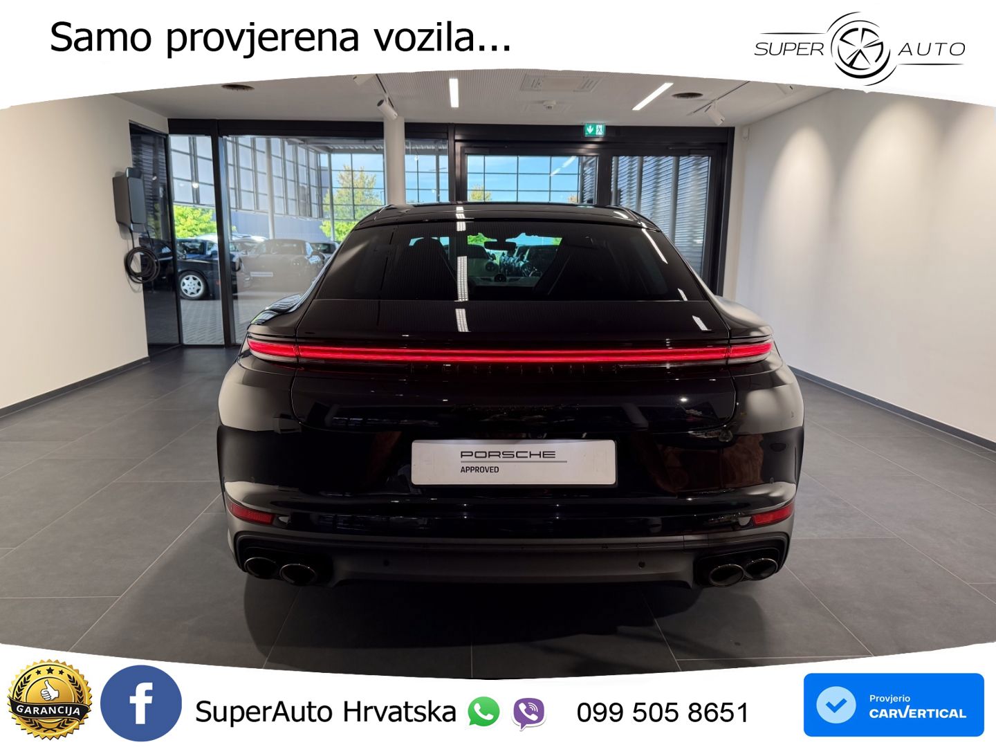 Porsche Panamera 4S 2.9 V6 (544 KS) E-Hybrid PDK ZRAČNI+ACC+GR SJED+KAM+PANO