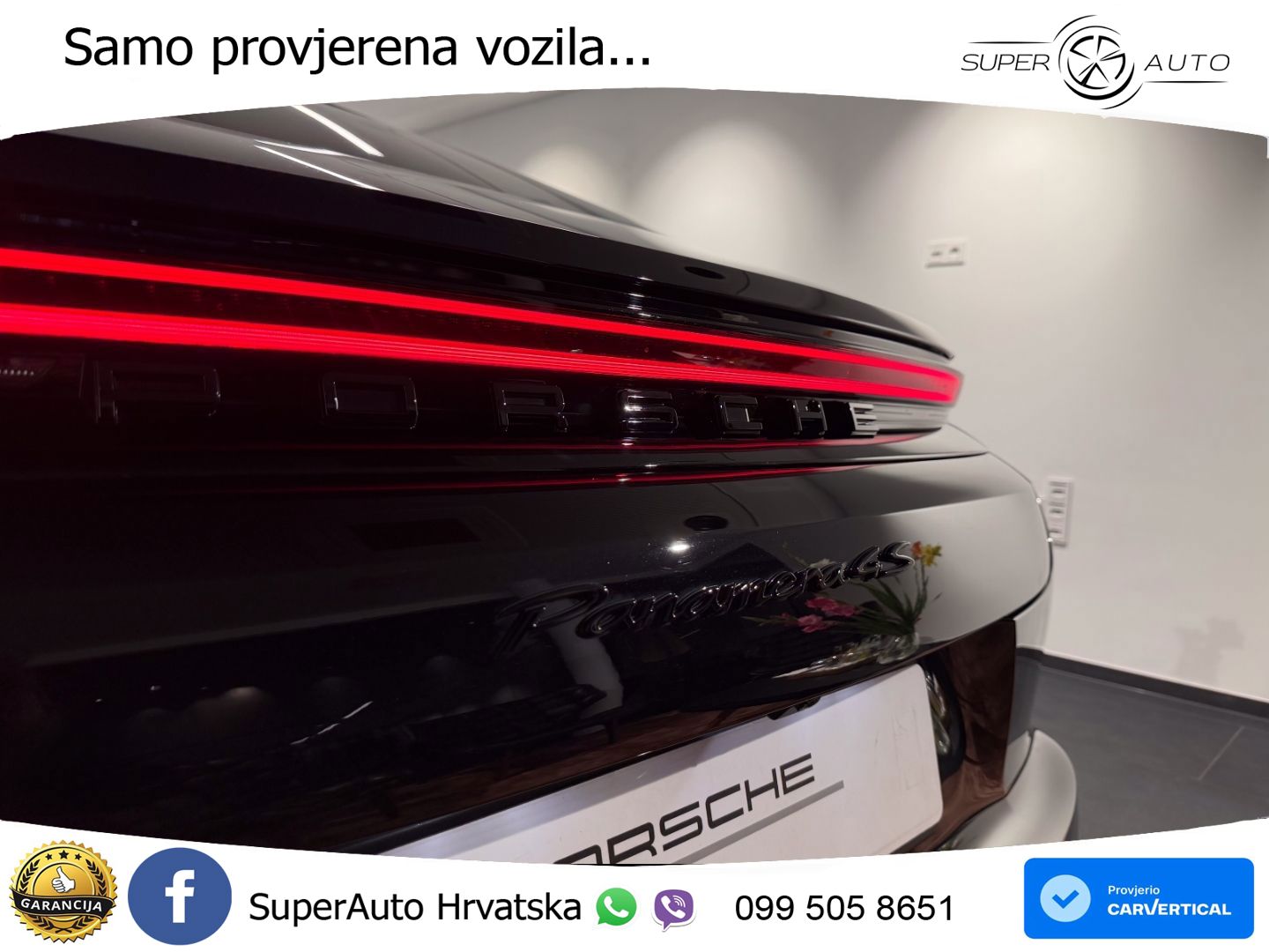 Porsche Panamera 4S 2.9 V6 (544 KS) E-Hybrid PDK ZRAČNI+ACC+GR SJED+KAM+PANO