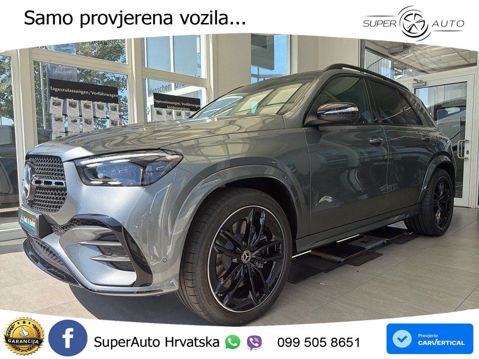 Mercedes GLE 450d (367 KS) EQ Boost 4MATIC 9G-TRONIC AMG LED+GR SJED+ACC