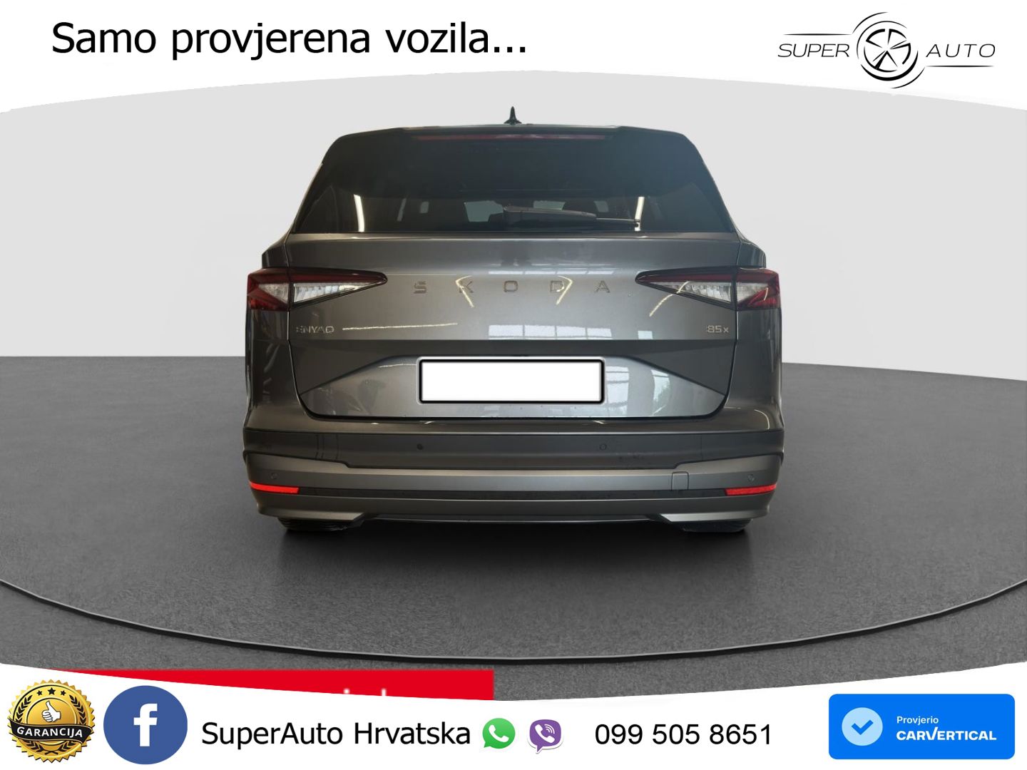 Škoda Enyaq iV 85x 82 kWh (286 KS) AWD
