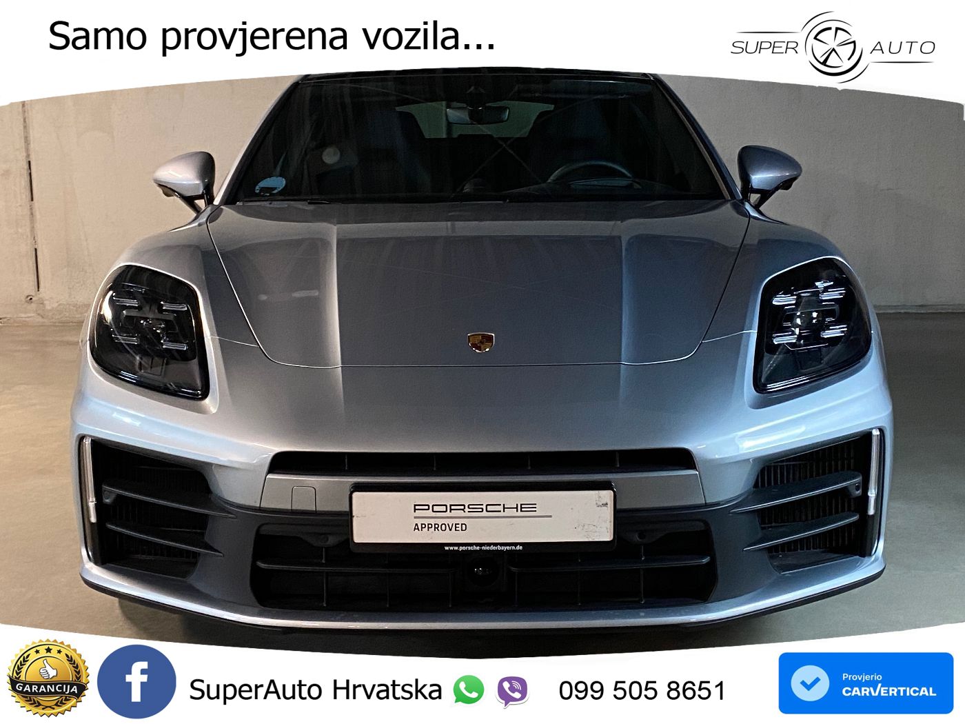 Porsche Panamera 4 2.9 V6 (470 KS) E-Hybrid PDK ACC+HEAD+4xGR SJED+360+PANO