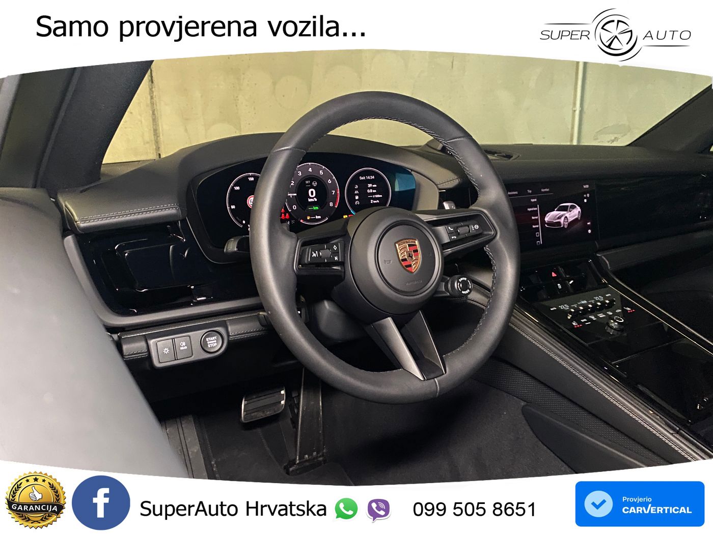 Porsche Panamera 4 2.9 V6 (470 KS) E-Hybrid PDK ACC+HEAD+4xGR SJED+360+PANO