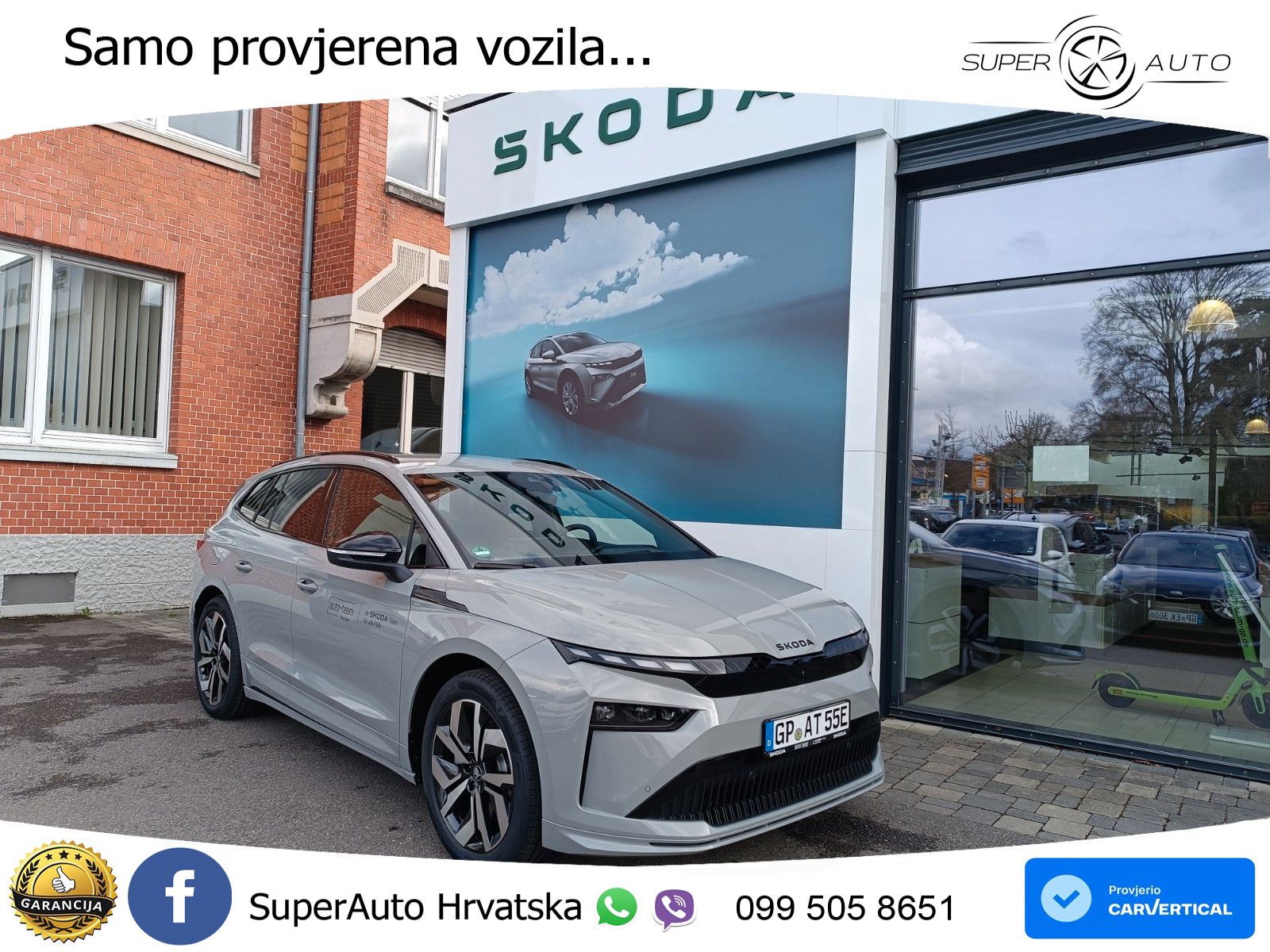 Škoda Enyaq 85 82 kWh (286 KS) SportLine LED+GR SJED+ACC