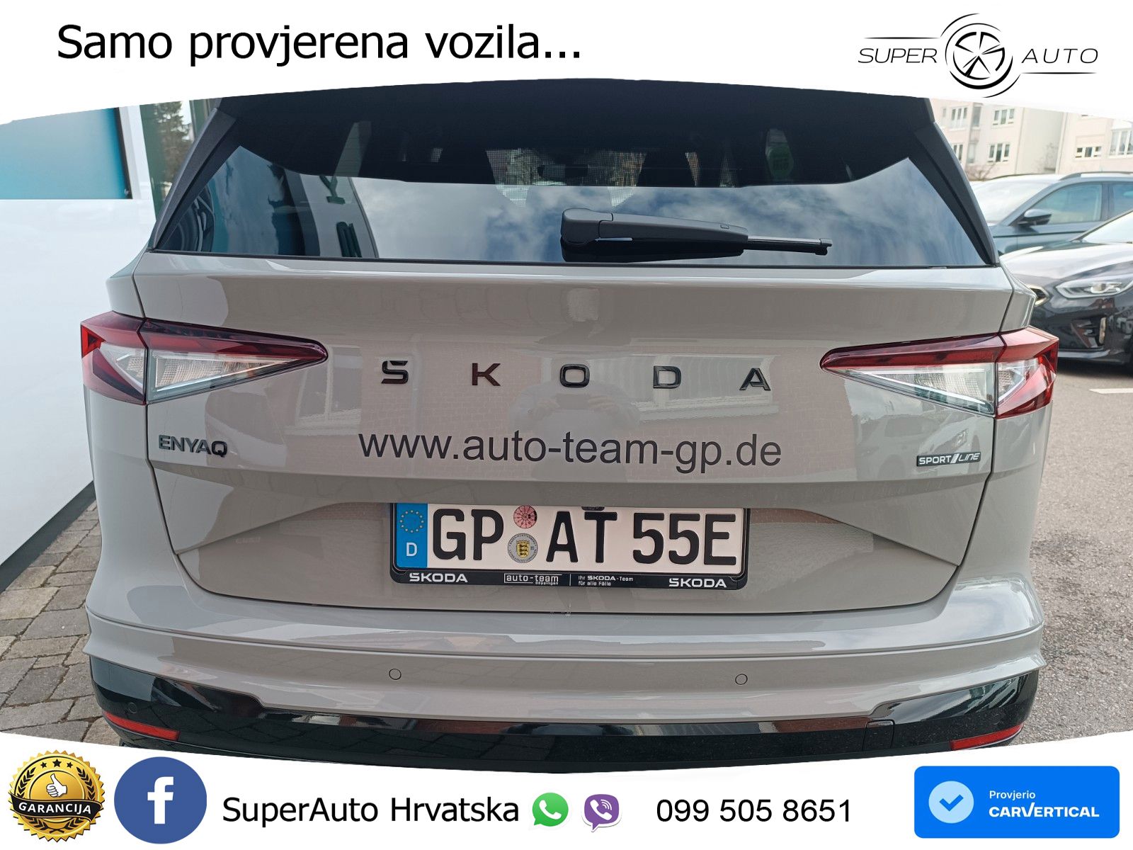 Škoda Enyaq 85 82 kWh (286 KS) SportLine LED+GR SJED+ACC