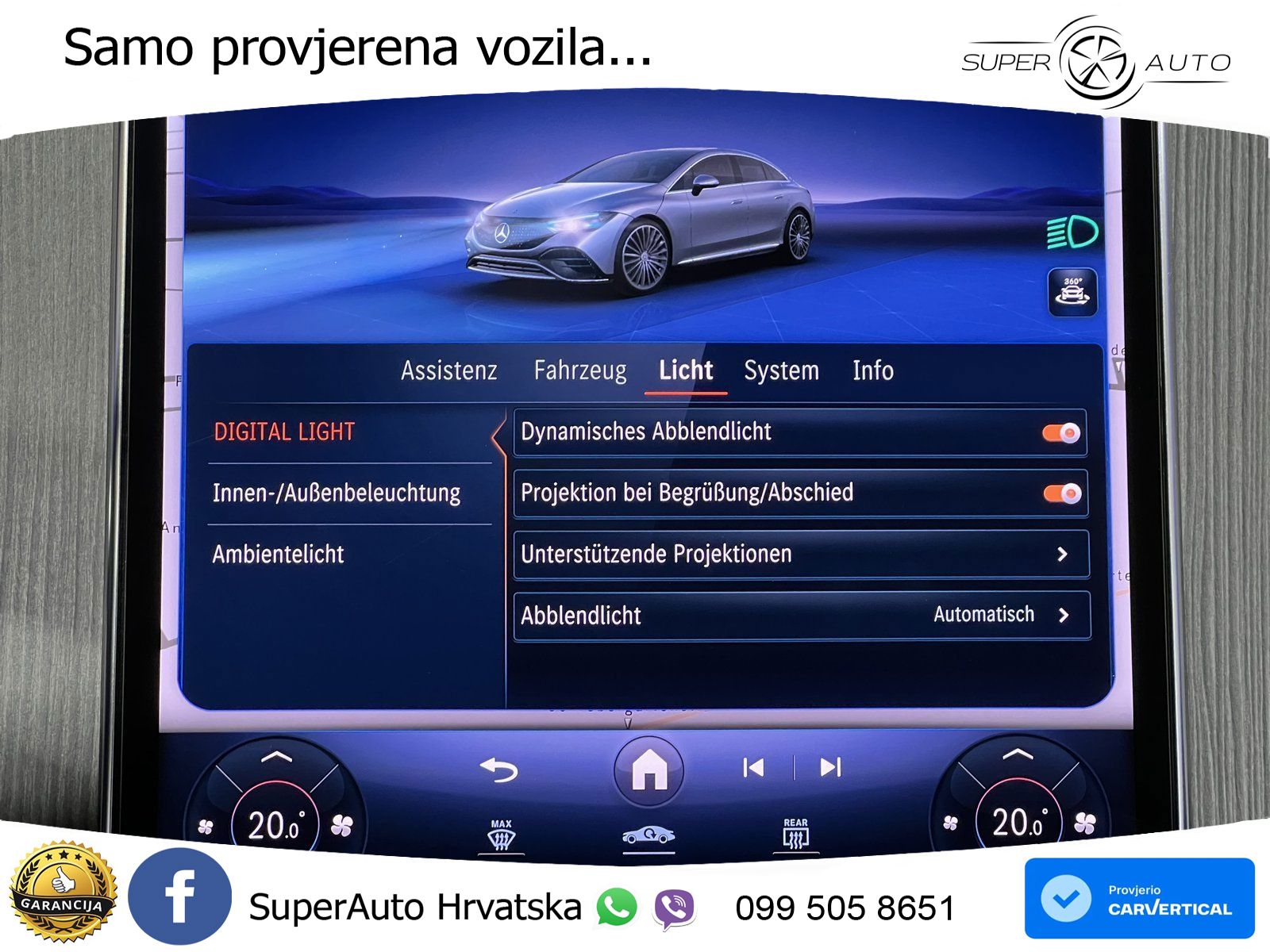 Mercedes EQE 500 100 kWh (408 KS) 4MATIC AMG ZRAČNI+ACC+GR SJED+360+PANO