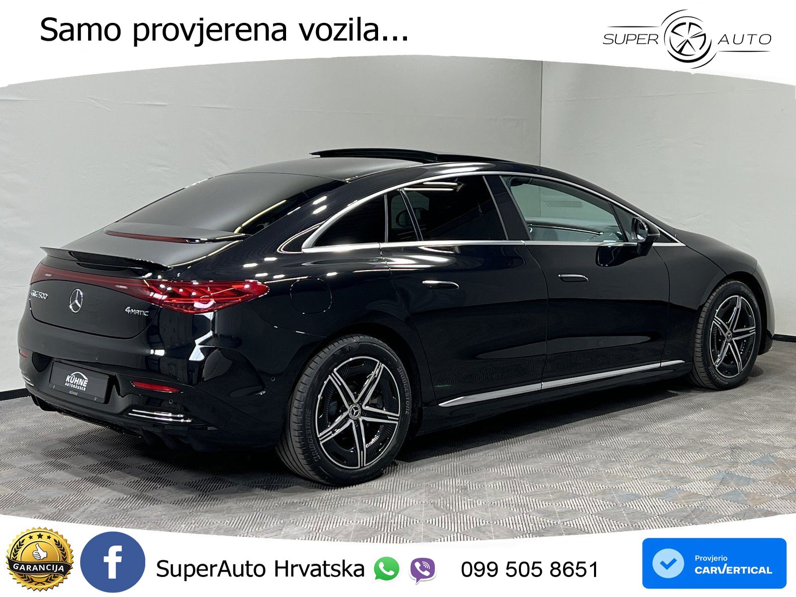 Mercedes EQE 500 100 kWh (408 KS) 4MATIC AMG ZRAČNI+ACC+GR SJED+360+PANO