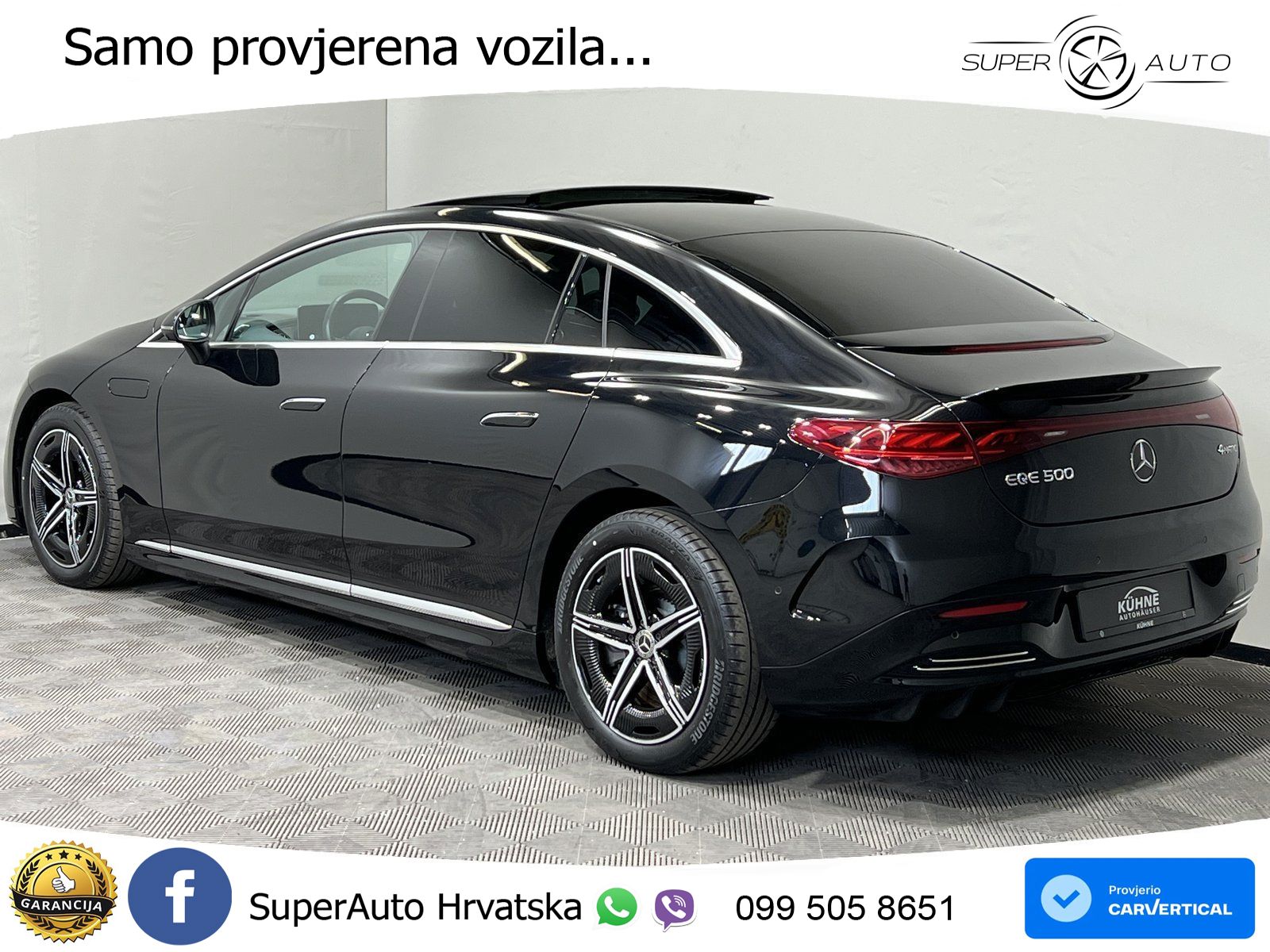 Mercedes EQE 500 100 kWh (408 KS) 4MATIC AMG ZRAČNI+ACC+GR SJED+360+PANO