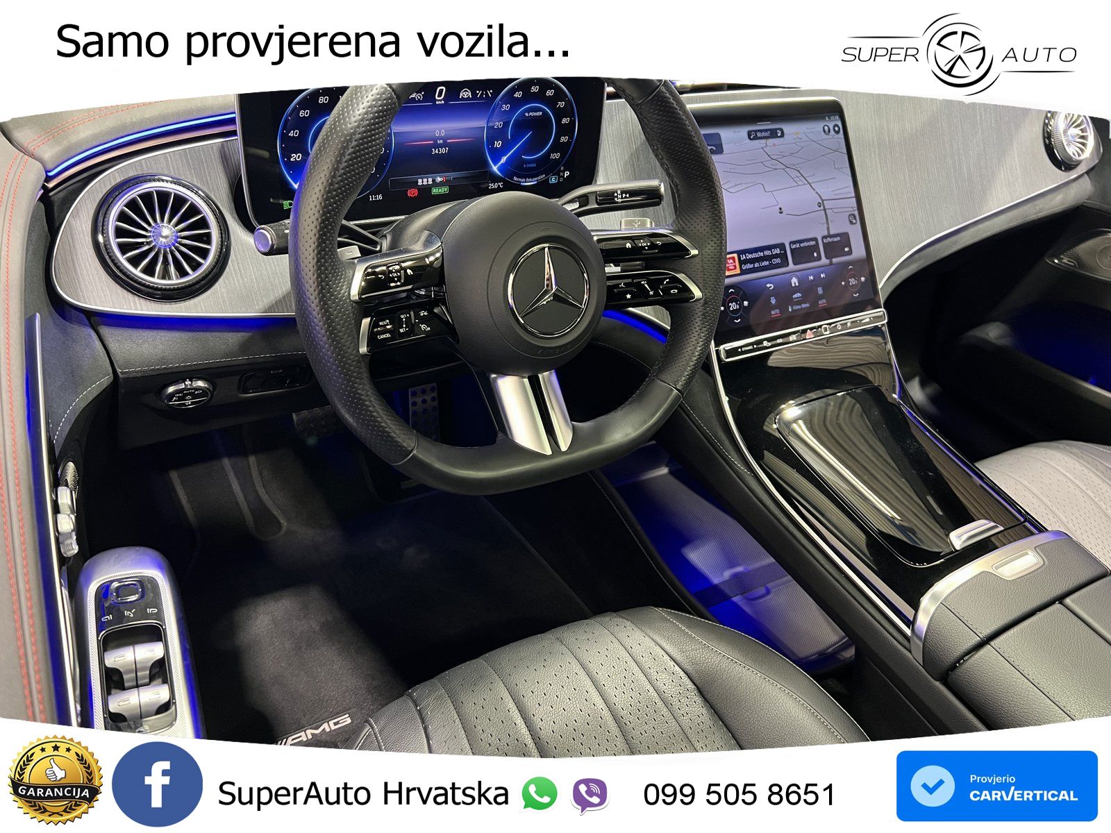Mercedes EQE 500 100 kWh (408 KS) 4MATIC AMG ZRAČNI+ACC+GR SJED+360+PANO