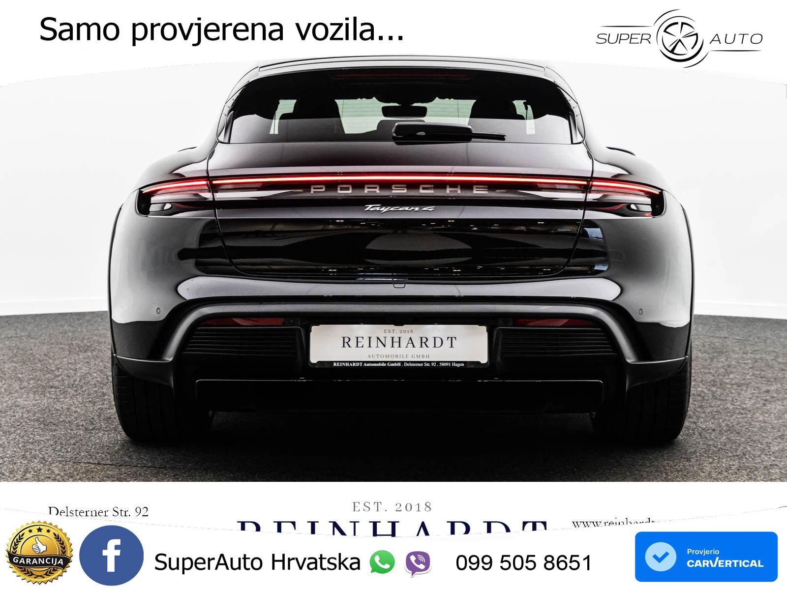Porsche Taycan Cross Turismo 4 93.4 kWh (476 KS)