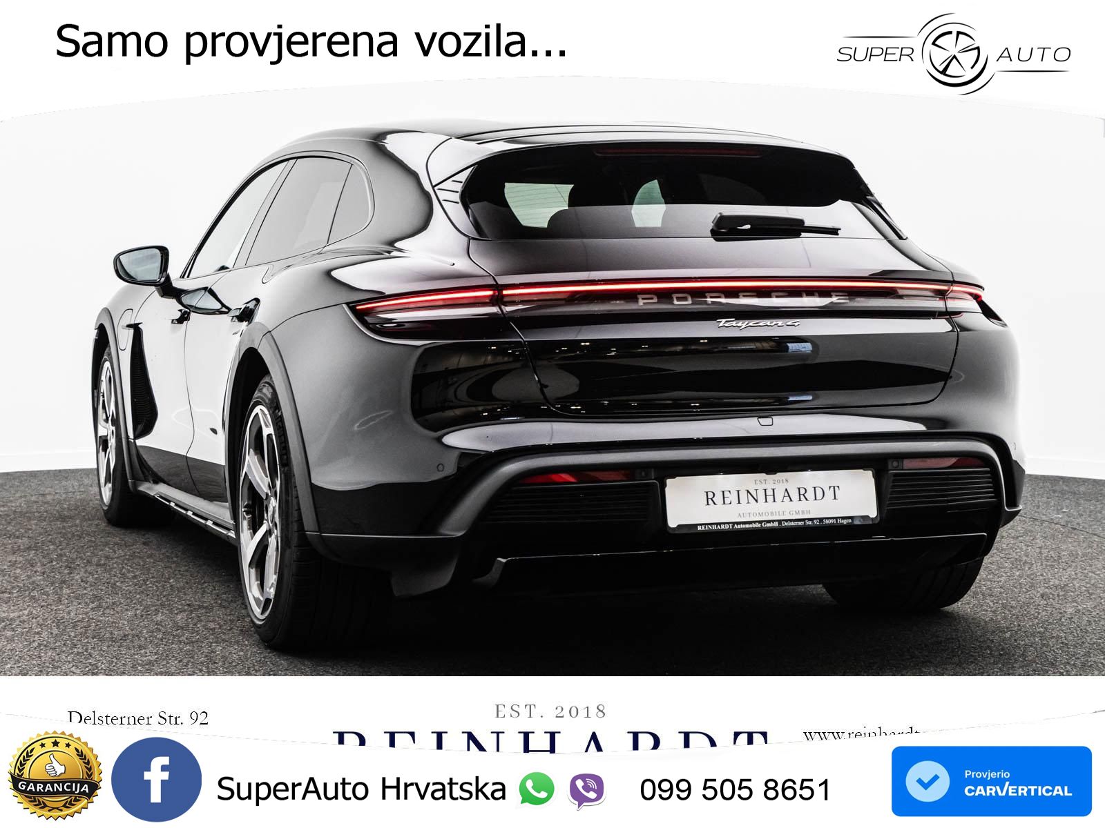 Porsche Taycan Cross Turismo 4 93.4 kWh (476 KS)