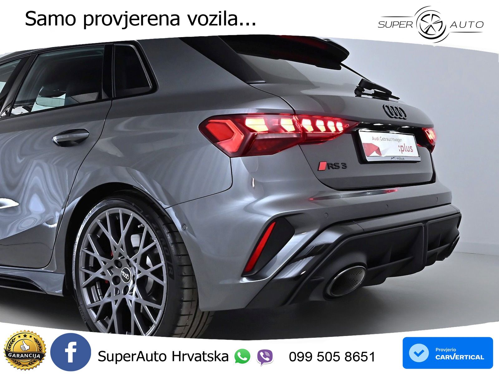Audi RS3 Sportback 2.5 TFSI (400 KS) quattro S tronic LED+GR SJED+ACC