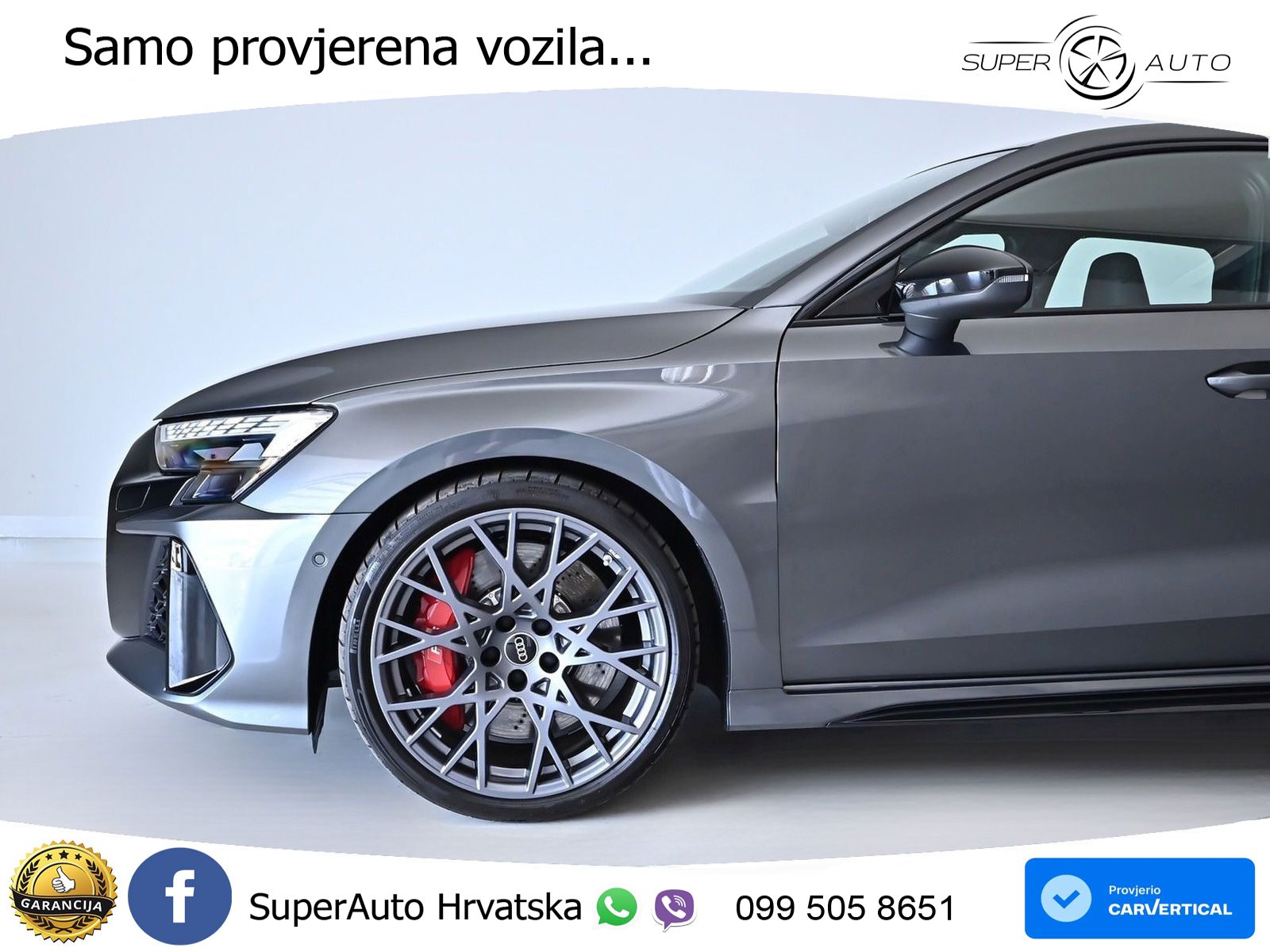 Audi RS3 Sportback 2.5 TFSI (400 KS) quattro S tronic LED+GR SJED+ACC