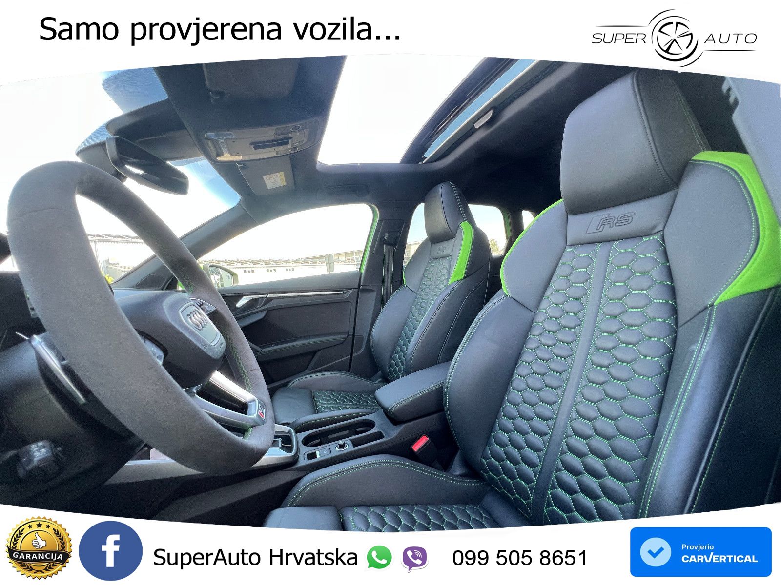 Audi RS3 Sedan 2.5 TFSI (400 KS) quattro S tronic LED+GR SJED+ACC