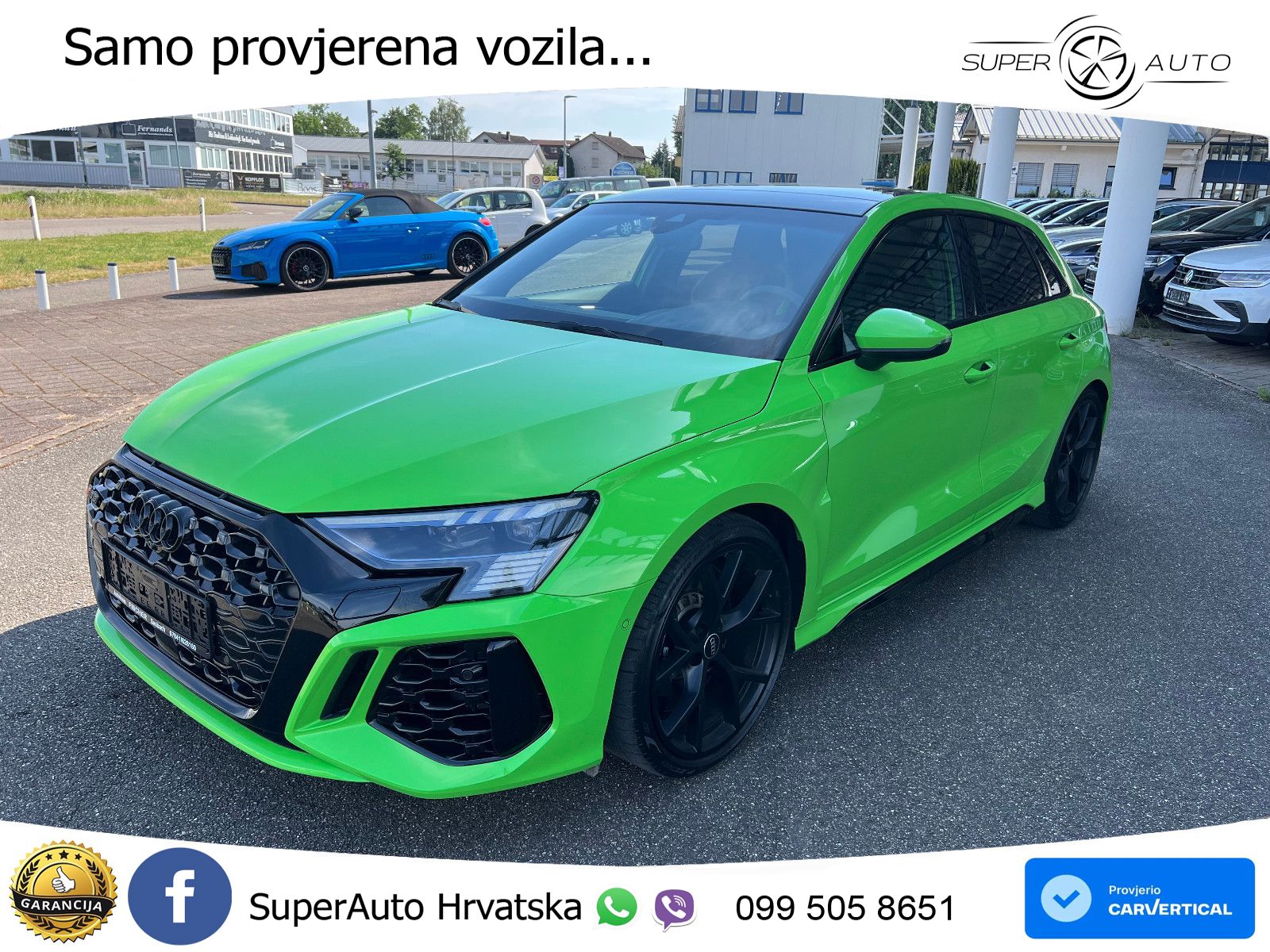 Audi RS3 Sedan 2.5 TFSI (400 KS) quattro S tronic LED+GR SJED+ACC