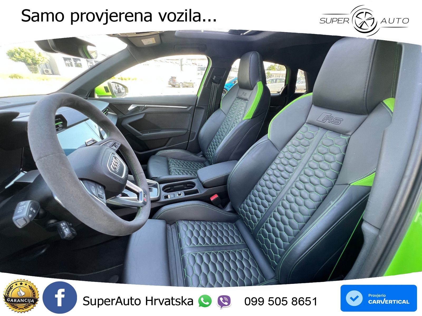 Audi RS3 Sedan 2.5 TFSI (400 KS) quattro S tronic LED+GR SJED+ACC