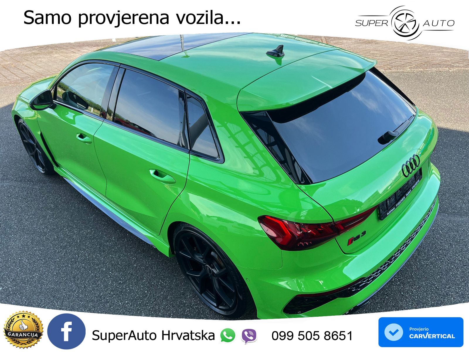 Audi RS3 Sedan 2.5 TFSI (400 KS) quattro S tronic LED+GR SJED+ACC